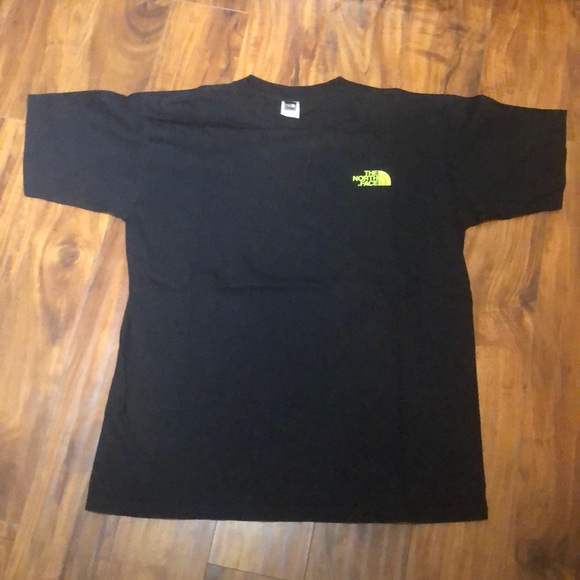 mens green north face t shirt